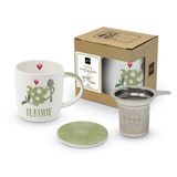 Mug Lid & Strainer Cardboard Tea Time