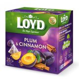 Loyd Pflaume & Zimt Pyramiden-Beutel 20 x 2g