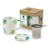 Mug Lid & Strainer CB Jungle Lazy Sunny Day