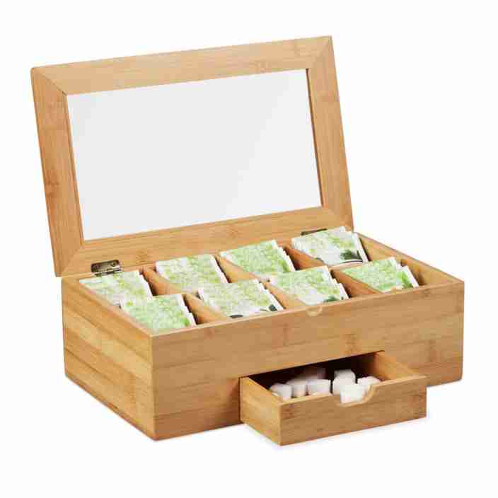 Teebox Bambus mit Schublade | Teas.ch