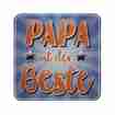 Untersetzer 3D Papa ist der Beste