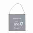 Tee Schild Abwarten und Tee Trinken 17cm