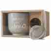 Tee Tasse und Sieb Abwarten und Tee trinken 300ml