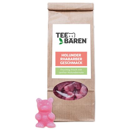 Tee-Bären Holunder Rhabarber 100g