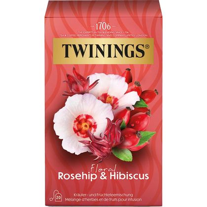 Twinings Hagebutte & Hibiskus 20 Stück