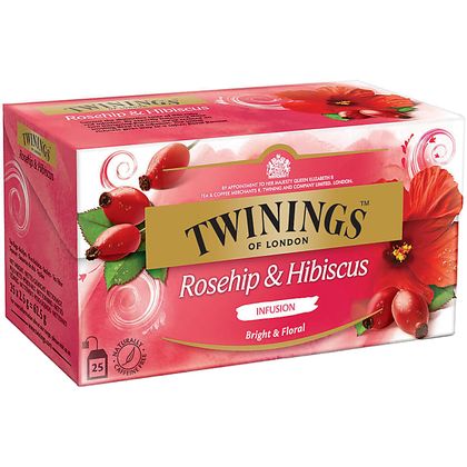 Twinings Hagebutte & Hibiskus 25 Stück