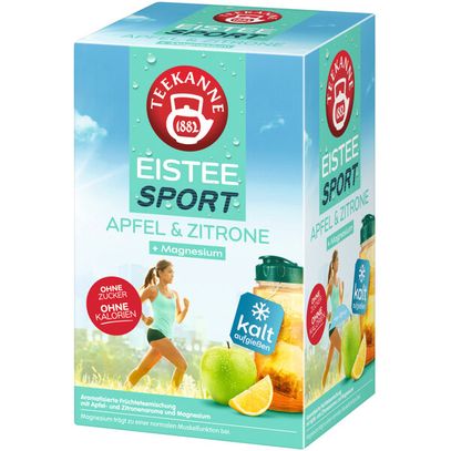 Teekanne Eistee Sport Apfel-Zitrone 18er