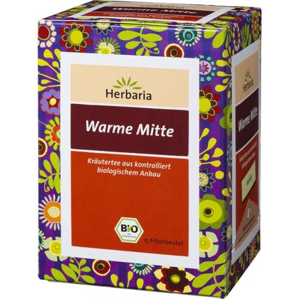 Herbaria Warme Mitte Tee 15 x 1.6g