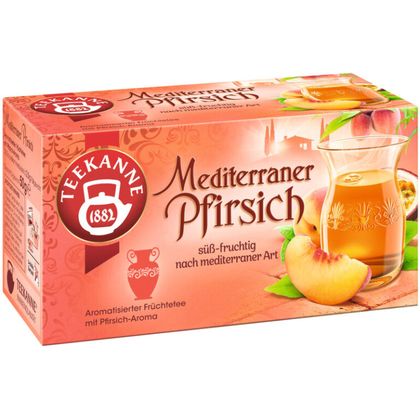 Teekanne Mediterraner Pfirsich 20er