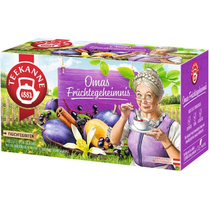 Teekanne Omas Früchtegeheimnis 20er