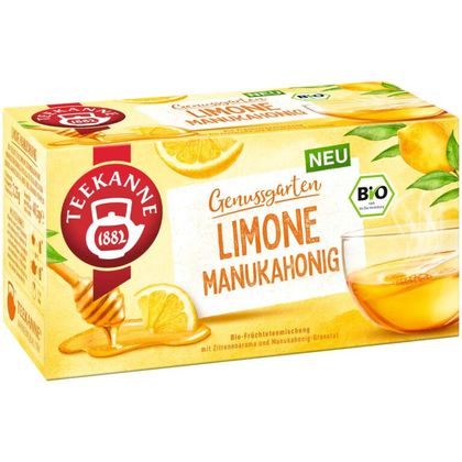 Teekanne Genussgarten Limone Manukahonig Bio 18er
