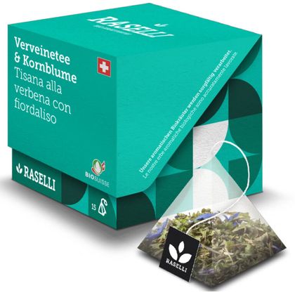 Rasseli Bio Bergtee mit Verveine & Kornblumen 15 Stück