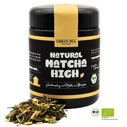 Natural Matcha High Grünteemischung mit Matcha & Zitronengras 45g