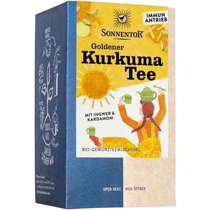 Sonnentor Goldener Kurkuma Tee 18 x 2g