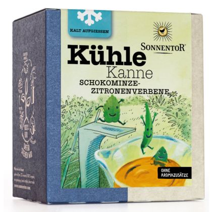 Sonnentor Kühle Kanne Schokominze Zitronenverbene Tee 16 x 2g