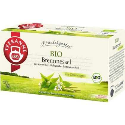 Teekanne Bio Brennessel mit Zitronengras 20er