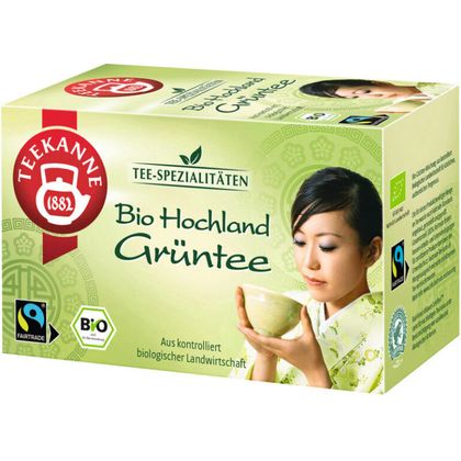 Teekanne Hochland Grüntee Bio 20er
