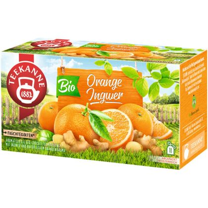 Teekanne Bio Orange-Ingwer 18er