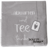 Servietten Abwarten und Tee Trinken 20 Stück