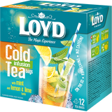Tee Cold infusion Zitrone & Limette & Minze Pyramiden-Beutel 12 x 2.5g