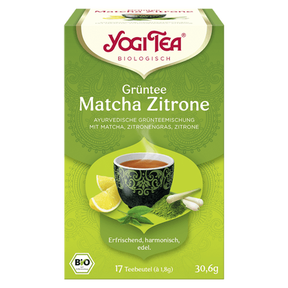 Yogi Tea Grüntee Matcha Zitrone 17 Stück