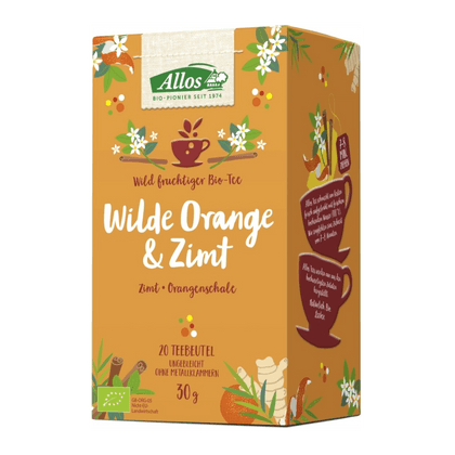 Allos Wilde Orange & Zimt Tee 20 x 1.5g