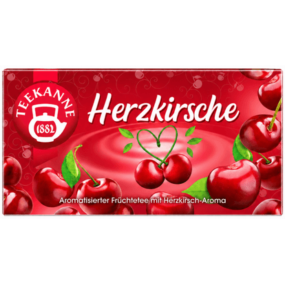 Teekanne Herzkirsche 20er