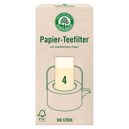 Lebensbaum Teefilter aus Papier 100 Stück