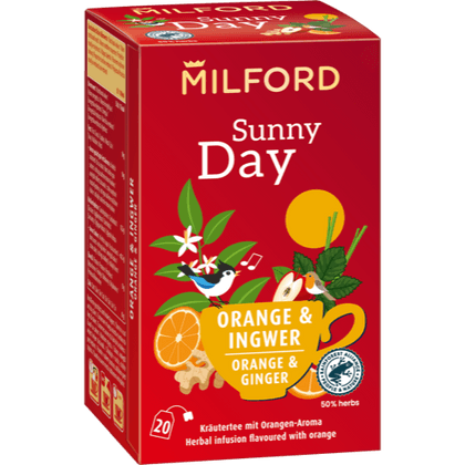 Milford Sunny Day Orange & Ingwer 20er