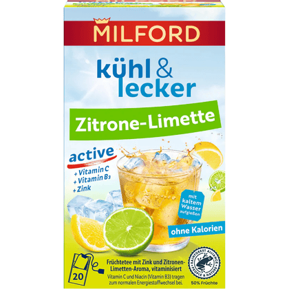 Milford Kühl & Lecker Active Zitrone-Limette 20er