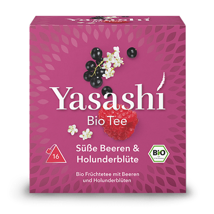 Yasashi Süsse Beeren & Holunderblüte 16er