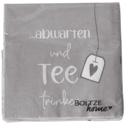 Servietten Abwarten und Tee Trinken 20 Stück